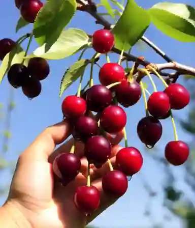 Chokecherry, red fruit