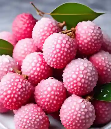 Lychees, red fruit