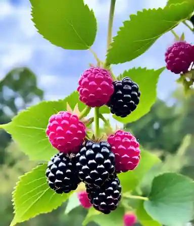 Red Mulberries, red fruit
