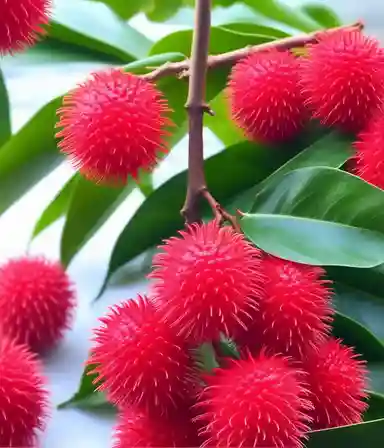 Red Rambutan, red fruit