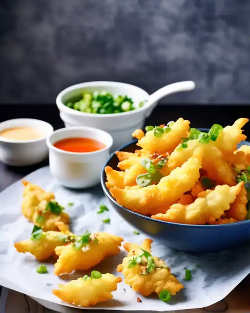 Serving Up Delicious Vegetable Tempura