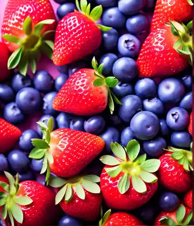 Strawberries, red fruit