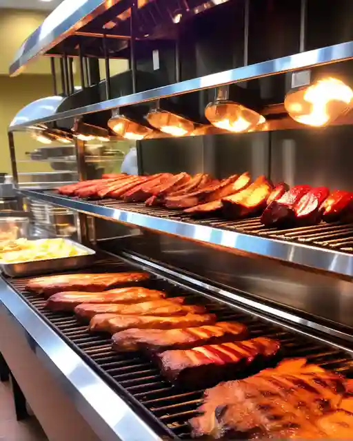 What is a wood grill buffet in a pigeon forge