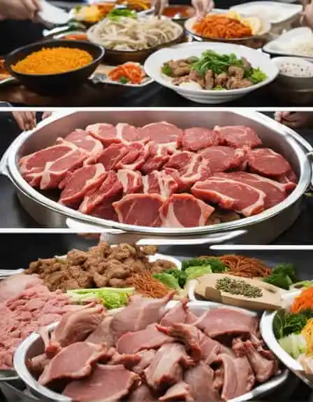 Meats, Mongolian Buffets