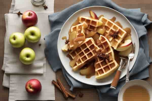 Spiced Apples, waffle toppings