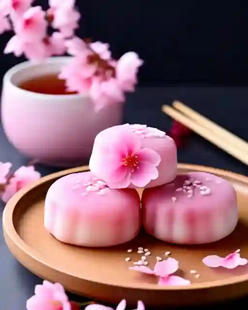 Japanese Sakura Mochi